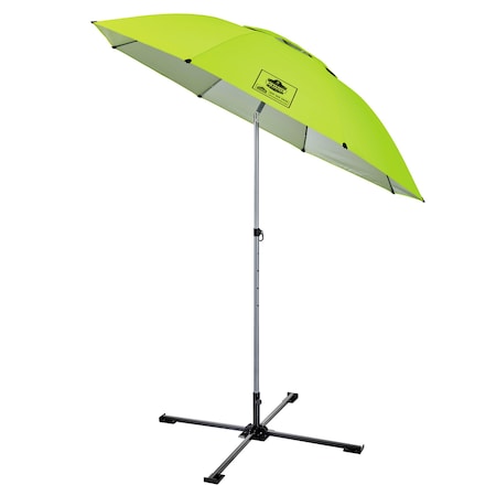 Ergodyne Lime Lightweight Work Umbrella Stand Kit 6199
